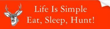 Bumper sticker: The simple life