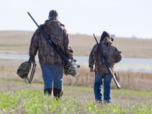 Father and son Hunting